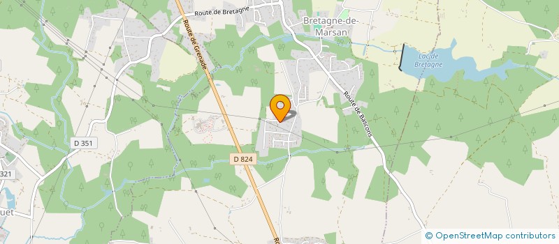 localisation de l'entreprise MONSIEUR NICOLAS BERTHO  BRETAGNE-DE-MARSAN