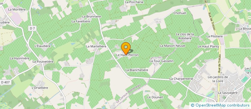 localisation de l'entreprise MONSIEUR NICOLAS BERTHO à LE LOROUX-BOTTEREAU