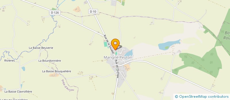 localisation de l'entreprise MONSIEUR NICOLAS BERTHO  MARIGNE-PEUTON