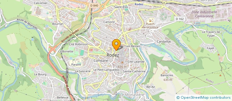 localisation de l'entreprise MONSIEUR NICOLAS BERTHOD à RODEZ