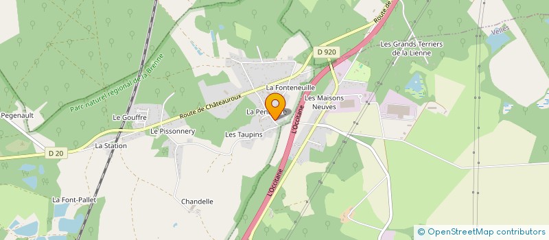 localisation de l'entreprise MONSIEUR NICOLAS BERTHON à LUANT