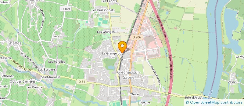 localisation de l'entreprise MONSIEUR NICOLAS BERTHON à CRECHES-SUR-SAONE