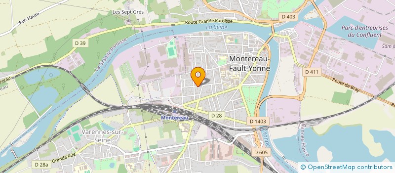 localisation de l'entreprise MONSIEUR NICOLAS BERTIN  MONTEREAU-FAULT-YONNE