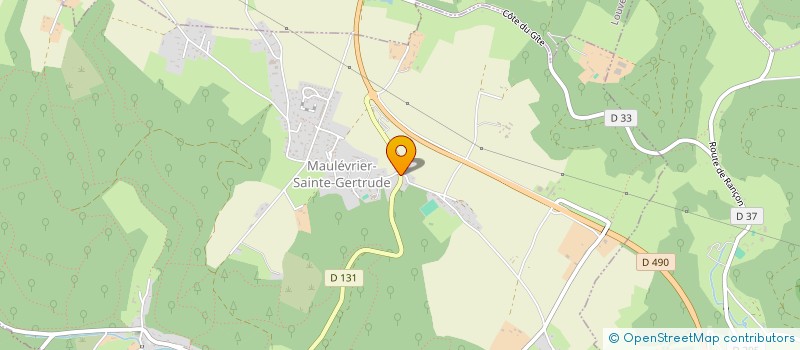 localisation de l'entreprise MONSIEUR NICOLAS BERTIN  MAULEVRIER-SAINTE-GERTRUDE