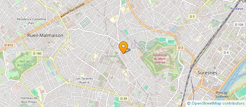 localisation de l'entreprise MONSIEUR NICOLAS BERTIN  BOUGIVAL