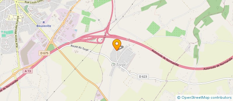 localisation de l'entreprise MONSIEUR NICOLAS BERTIN  LE TORPT