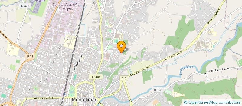localisation de l'entreprise MONSIEUR NICOLAS BERTOLLO  MONTELIMAR