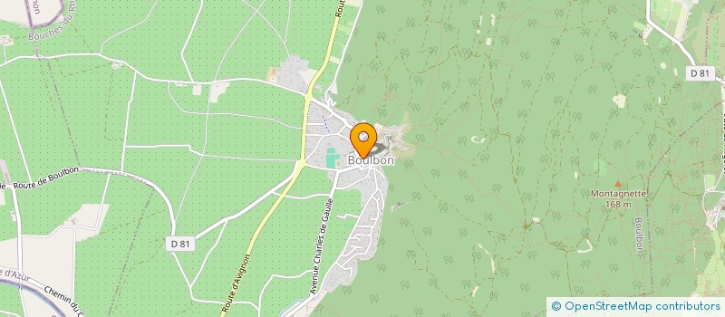 localisation de l'entreprise MONSIEUR NICOLAS BERTRAND  BOULBON