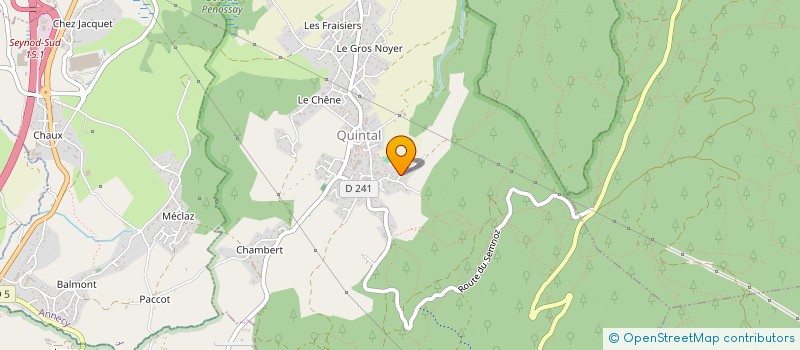 localisation de l'entreprise MONSIEUR NICOLAS BERTRAND à QUINTAL