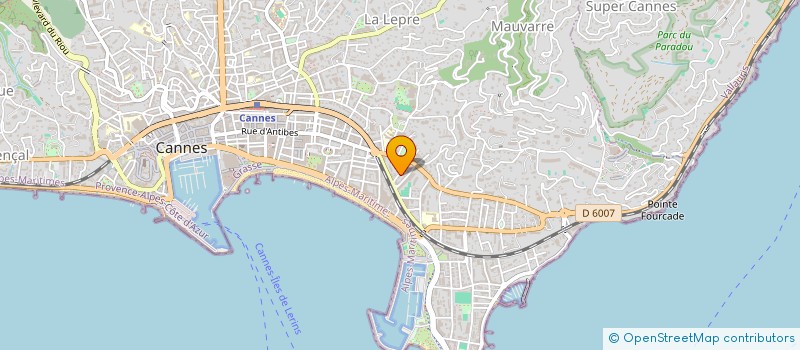 localisation de l'entreprise MONSIEUR NICOLAS BERTRAND  CANNES