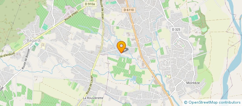 localisation de l'entreprise MONSIEUR NICOLAS BERTRAND  SAINT-CHRISTOL-LEZ-ALES