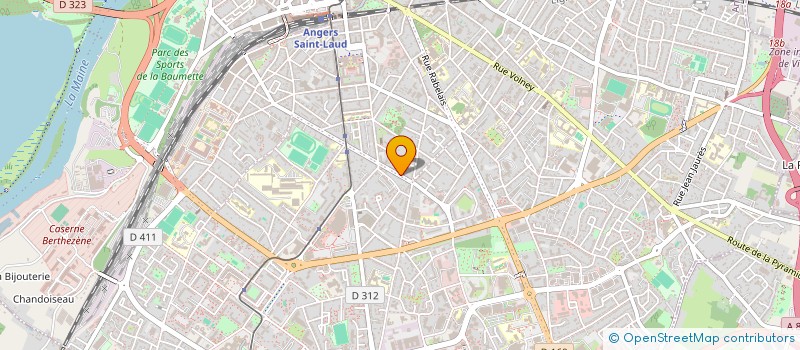 localisation de l'entreprise MONSIEUR NICOLAS BESNARD à ANGERS