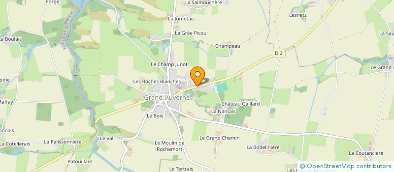 localisation de l'entreprise MONSIEUR NICOLAS BESNARD  GRAND-AUVERNE