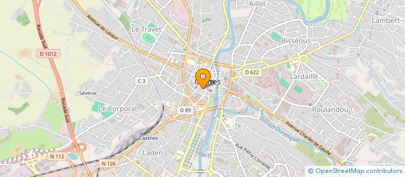 localisation de l'entreprise MONSIEUR NICOLAS BESSE  CASTRES