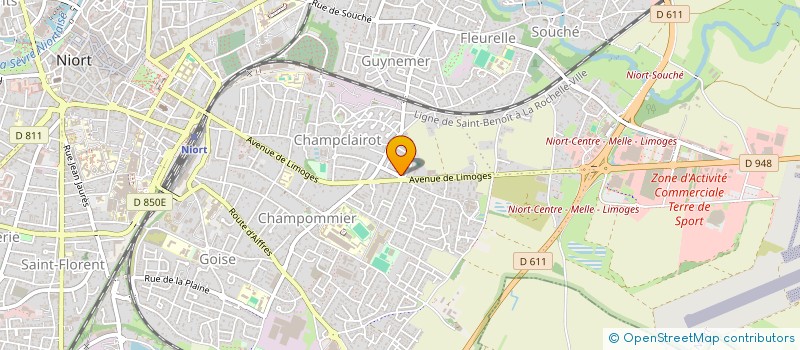 localisation de l'entreprise MONSIEUR NICOLAS BESSEAU à NIORT