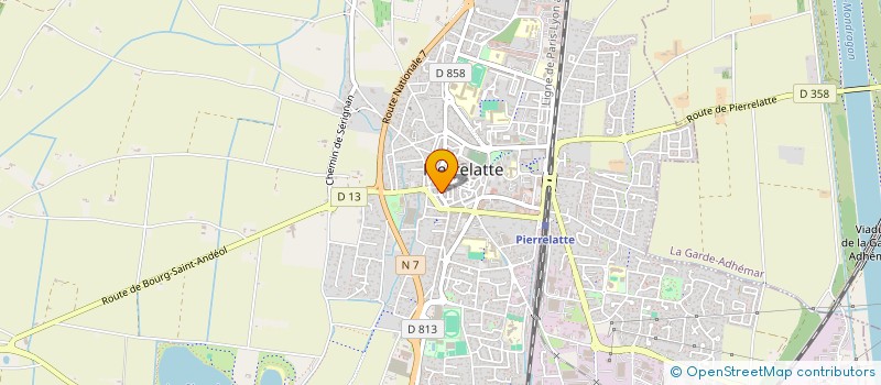 localisation de l'entreprise MONSIEUR NICOLAS BESSON à PIERRELATTE