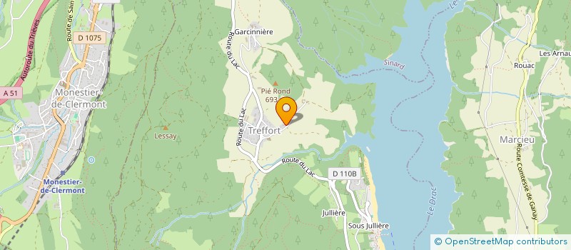 localisation de l'entreprise MONSIEUR NICOLAS BESSON  TREFFORT