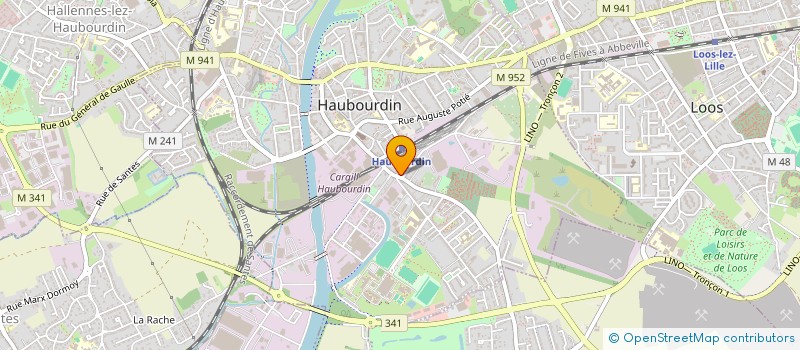 localisation de l'entreprise MONSIEUR NICOLAS BETREMIEUX  HAUBOURDIN