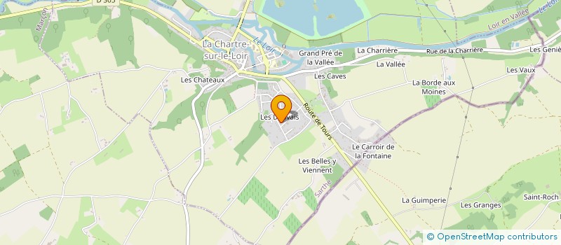 localisation de l'entreprise MONSIEUR NICOLAS BEUCHER  LA CHARTRE-SUR-LE-LOIR