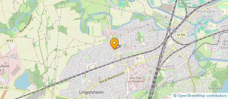 localisation de l'entreprise MONSIEUR NICOLAS BEYER  LINGOLSHEIM