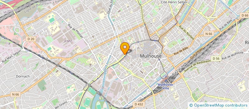 localisation de l'entreprise MONSIEUR NICOLAS BEZARD  MULHOUSE