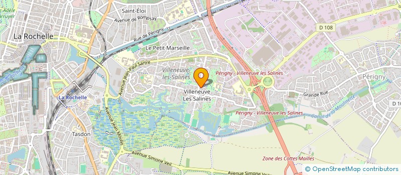 localisation de l'entreprise MONSIEUR NICOLAS BEZIAUD  LA ROCHELLE