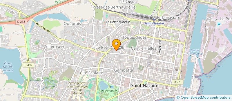 localisation de l'entreprise MONSIEUR NICOLAS BEZIER  SAINT-NAZAIRE