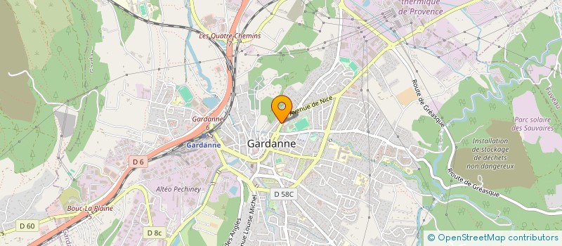 localisation de l'entreprise MONSIEUR NICOLAS BEZOMBES à GARDANNE