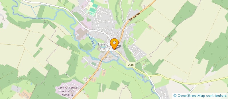 localisation de l'entreprise MONSIEUR NICOLAS BIANCHI  DAMPIERRE-SUR-SALON