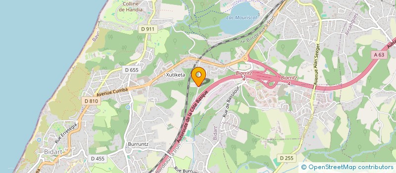 localisation de l'entreprise MONSIEUR NICOLAS BIANUCCI à BIDART