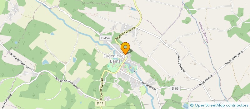 localisation de l'entreprise MONSIEUR NICOLAS BIBES à EUGENIE-LES-BAINS