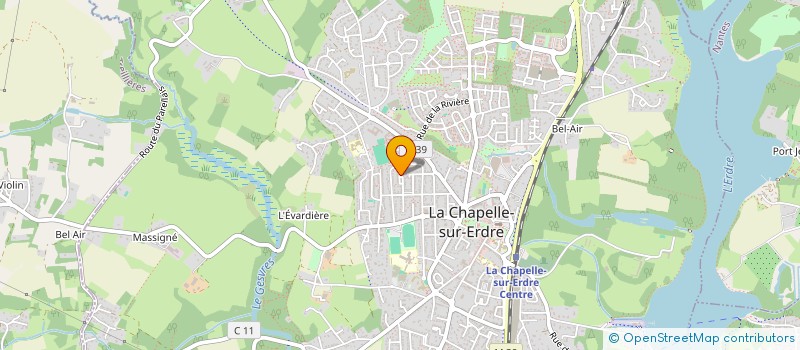 localisation de l'entreprise MONSIEUR NICOLAS BICHARD à LA CHAPELLE-SUR-ERDRE