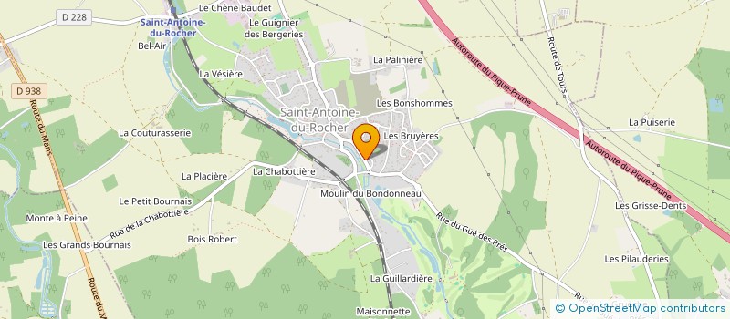 localisation de l'entreprise MONSIEUR NICOLAS BIDAULT  SAINT-ANTOINE-DU-ROCHER