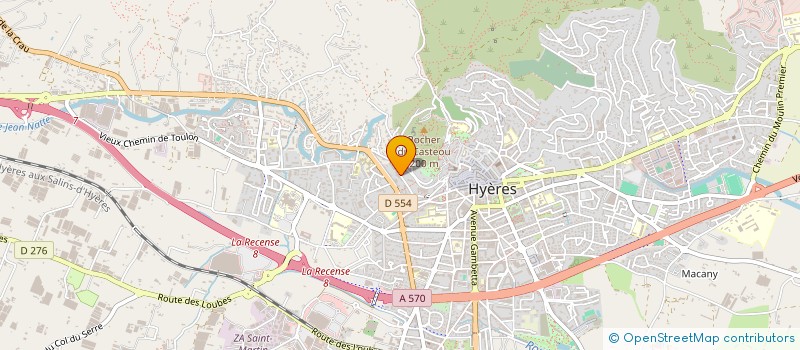 localisation de l'entreprise MONSIEUR NICOLAS BIDAULT à HYERES