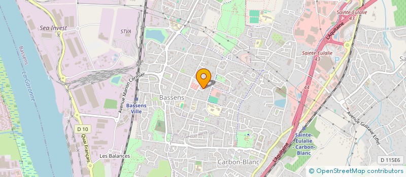 localisation de l'entreprise MONSIEUR NICOLAS BIDEAU  BASSENS