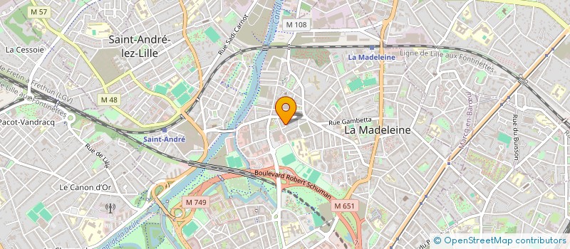 localisation de l'entreprise MONSIEUR NICOLAS BIELAWSKI à LA MADELEINE