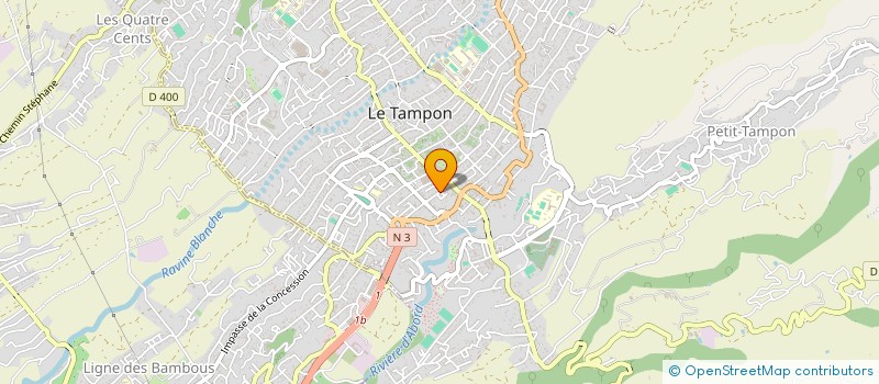 localisation de l'entreprise MONSIEUR NICOLAS BIENES à LE TAMPON