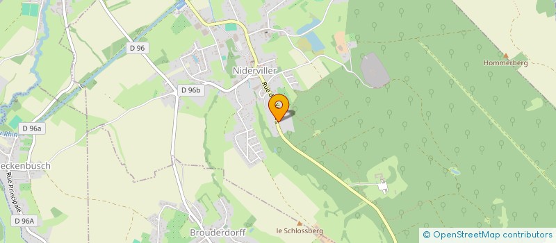 localisation de l'entreprise MONSIEUR NICOLAS BIETRY  BROUDERDORFF