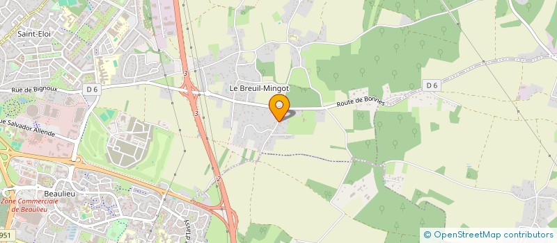 localisation de l'entreprise MONSIEUR NICOLAS BIETTE  POITIERS