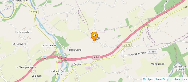 localisation de l'entreprise MONSIEUR NICOLAS BIHEL  TESSY-BOCAGE