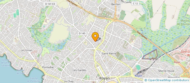 localisation de l'entreprise MONSIEUR NICOLAS BILLAT  ROYAN