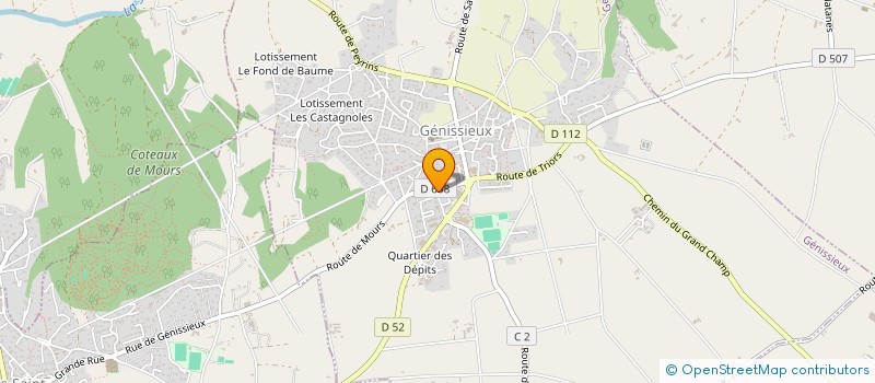 localisation de l'entreprise MONSIEUR NICOLAS BILLION  GENISSIEUX