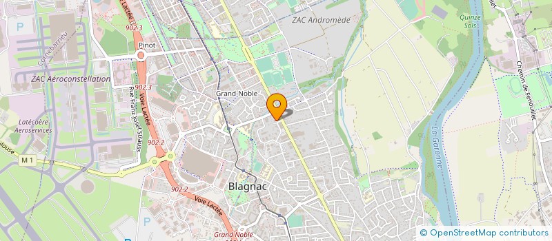 localisation de l'entreprise MONSIEUR NICOLAS BINET à BLAGNAC