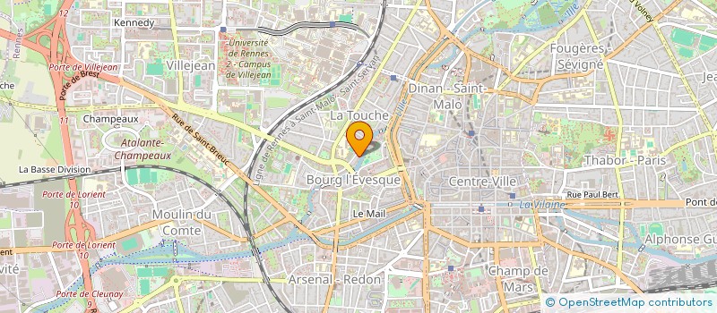 localisation de l'entreprise MONSIEUR NICOLAS BINETRUY  RENNES