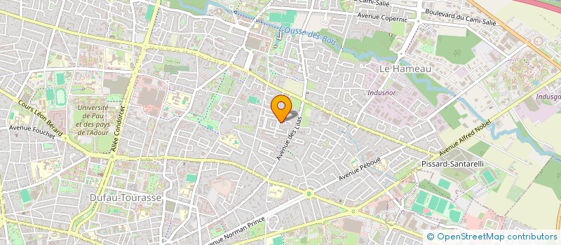 localisation de l'entreprise MONSIEUR NICOLAS BISCHOFF  PAU