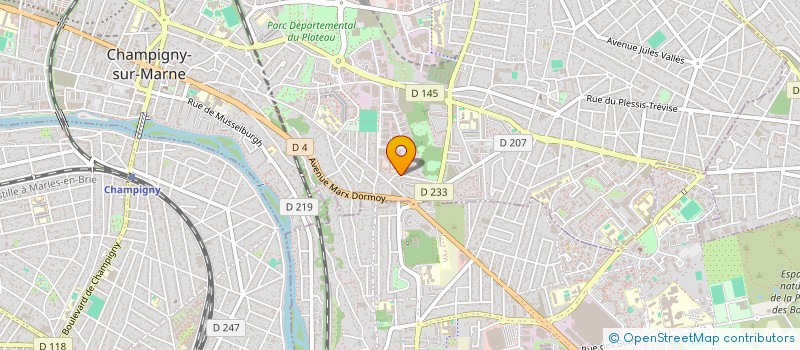 localisation de l'entreprise MONSIEUR NICOLAS BISSON à CHAMPIGNY-SUR-MARNE