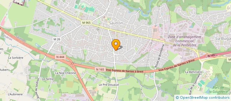 localisation de l'entreprise MONSIEUR NICOLAS BITOT  SAUTRON