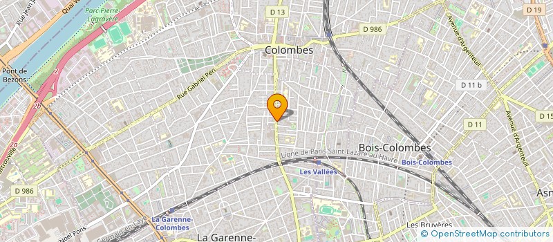 localisation de l'entreprise MONSIEUR NICOLAS BIZARD à COLOMBES