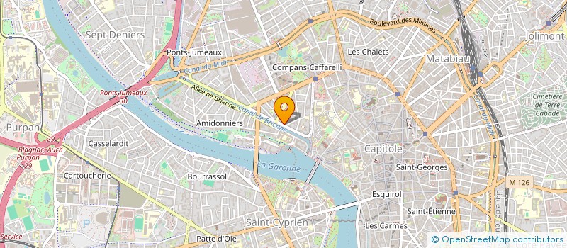 localisation de l'entreprise MONSIEUR NICOLAS BIZE  TOULOUSE