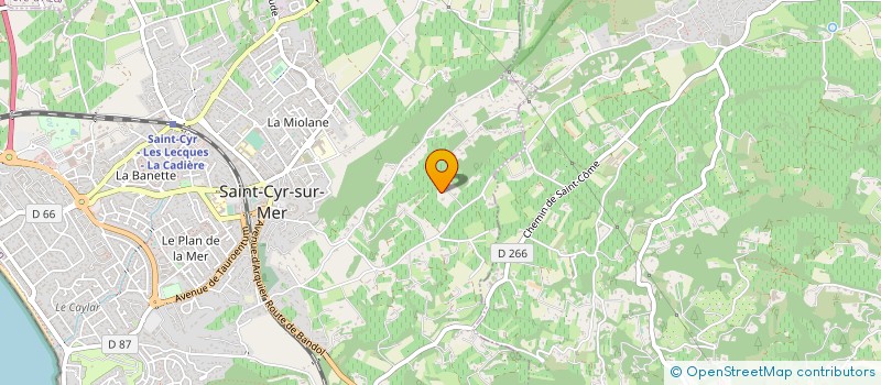 localisation de l'entreprise MONSIEUR NICOLAS BLACHE à SAINT-CYR-SUR-MER